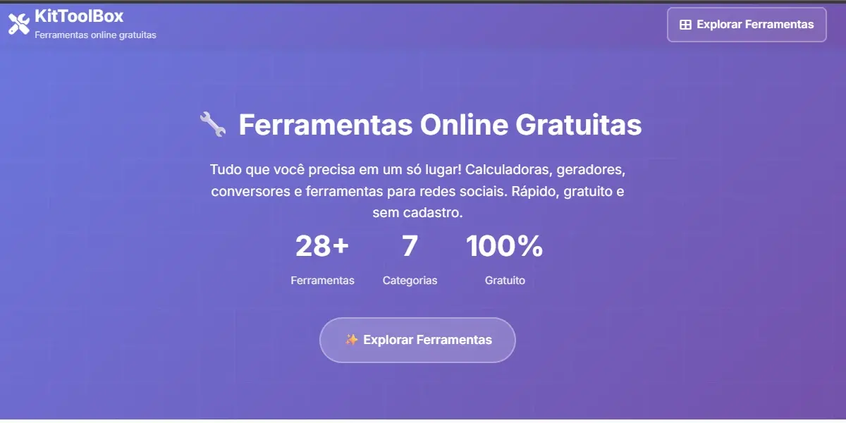 KitToolBox vs SmallSEOTools vs Online-Convert: Qual o Melhor em 2025?